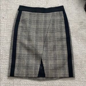 J. Crew Plaid Business Skirt EUC